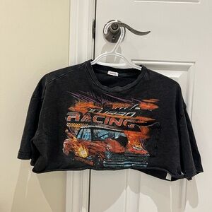 Ultra cropped garage tee